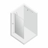 NEW TRENDY Kabina ścianka prysznicowa walk-in NEW SOLEO BLACK 70x195 wspornik skośny profil czarny K-0767